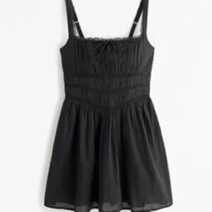Abercrombie & Fitch Lace Corset Mini Skort Dress